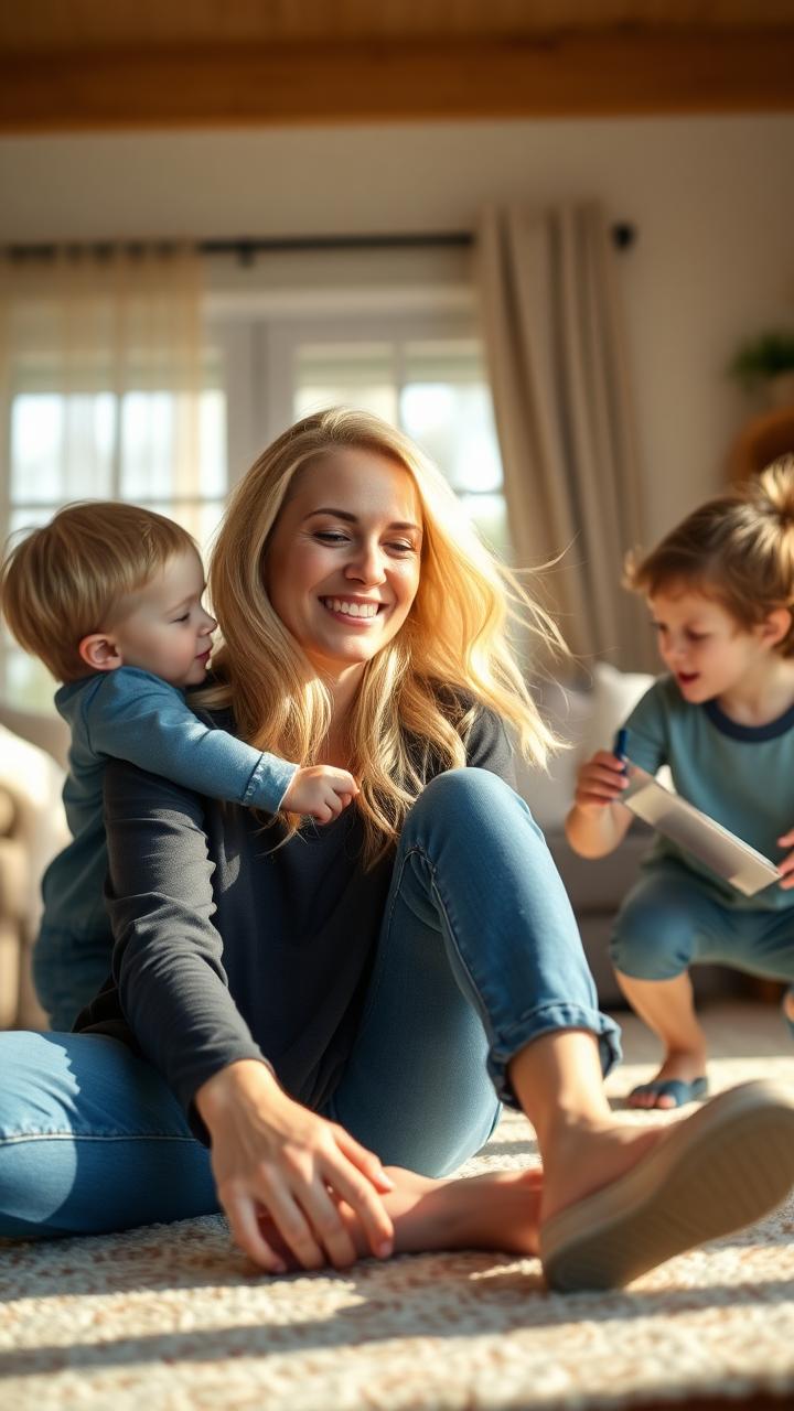 Woman touching heart